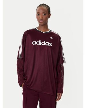 adidas Bluse Kc6432 Oversize - Rot