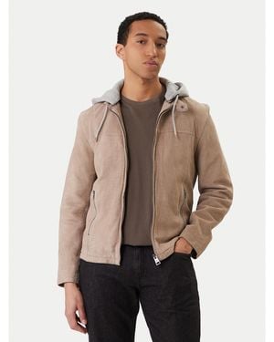 Milestone Lederjacke Rivoli 612205 60785 Regular Fit - Braun