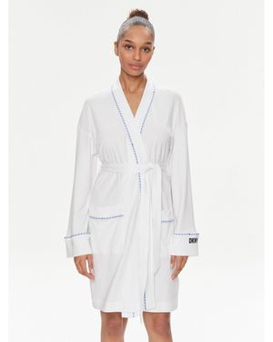 DKNY Bademantel Yi10008 Weiß