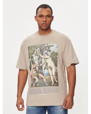 Redefined Rebel T-Shirt Pedro 221166 Regular Fit - Natur