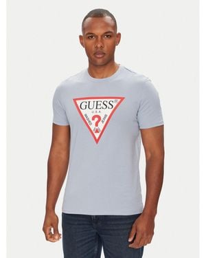 Guess T-Shirt M2Yi71 I3Z14 Slim Fit - Weiß