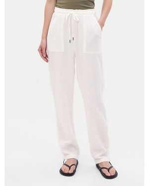 Gap Stoffhose 541243-02 Loose Fit - Weiß
