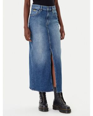 G-Star Jeansrock Viktoria D24385-E106 Regular Fit - Blau
