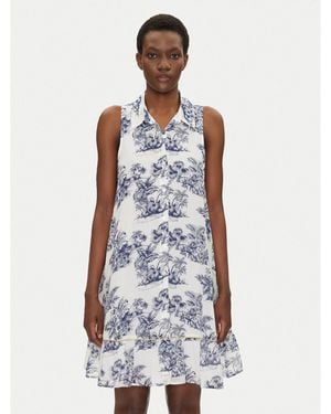 ICONIQUE Hemdkleid Ic25-074 Regular Fit - Blau