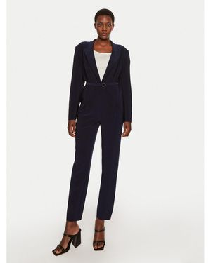 Norma Kamali Jumpsuit Kk224Jple13951 Relaxed Fit - Blau
