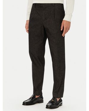 Tommy Hilfiger Stoffhose Mw0Mw45058 Tapered Fit - Schwarz