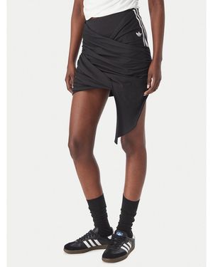 adidas Minirock Adiluna Season 2 X Jennie Wrap-Around Skirt Ld8930 Regular Fit - Schwarz