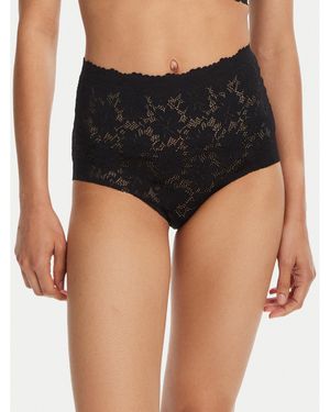 Selmark Klassischer Damenslip Mit Hoher Taille 10903 - Schwarz