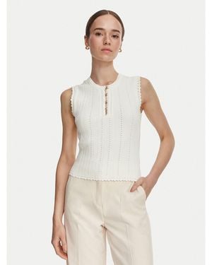 Guess Bluse W6Yr24 Z0970 Regular Fit - Weiß