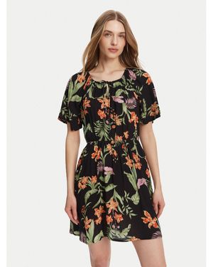 Roxy Sommerkleid Erjwd03869 Regular Fit - Schwarz