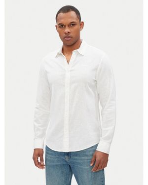 Pepe Jeans Hemd Arnau Pm308844 Regular Fit - Weiß