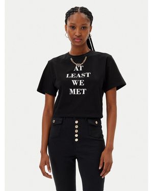 Met T-Shirt M10 261Ts Regular Fit - Schwarz