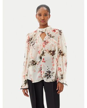 French Connection Bluse 72Yei Regular Fit - Natur