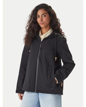HUNTER Regenjacke Originals Harw0004261 Regular Fit - Schwarz