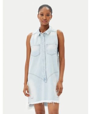 One Teaspoon Jeanskleid Braxton 25354 Regular Fit - Blau