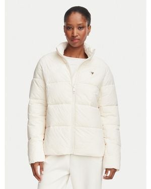 Guess Winterjacke V4Yl03 Wfud0 Regular Fit - Weiß
