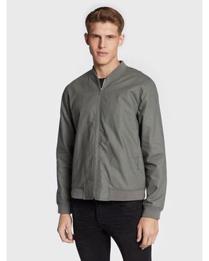 Only & Sons Bomberjacke Oliver 22022087 Grün Regular Fit - Grau