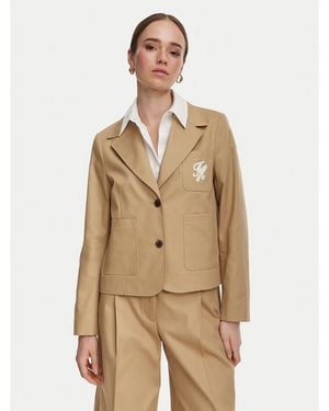 Tommy Hilfiger Sakko Dressing Ww0Ww50146 Regular Fit - Natur