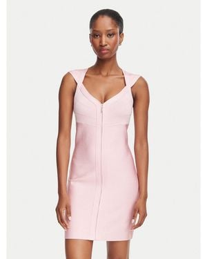 Guess Coctailkleid W6Ykaq Z1265 Slim Fit - Pink