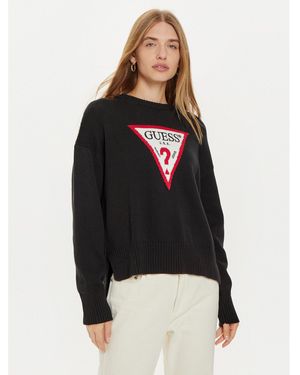 Guess Pullover W4Br12 Z3Hm1 Regular Fit - Schwarz