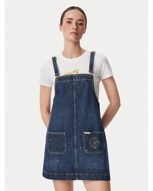 Guess Jeanskleid W6Ykas D2259 Regular Fit - Blau