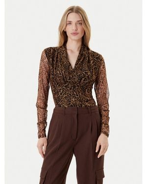 DKNY Bluse P53Hvcmm Regular Fit - Braun