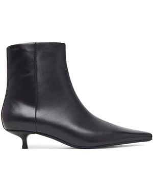 Calvin Klein Stiefeletten Kitten Heel Ankle Boot Lth Hw0Hw03165 - Blau