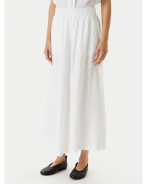 Benetton Trapezförmiger Rock 4Aghd004L Regular Fit - Weiß