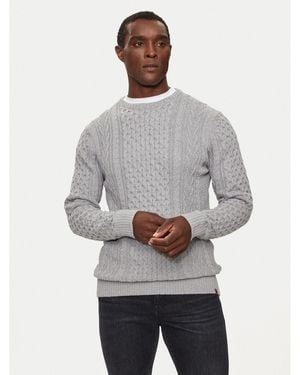 INDICODE Pullover Belinski 35-380 Regular Fit - Grau