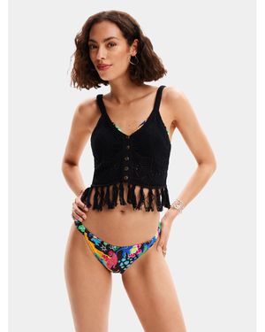 Desigual Top Madagascar 24Swmf01 Regular Fit - Schwarz