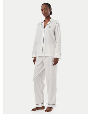 Ralph Lauren Pyjama Iln92545 Regular Fit - Weiß
