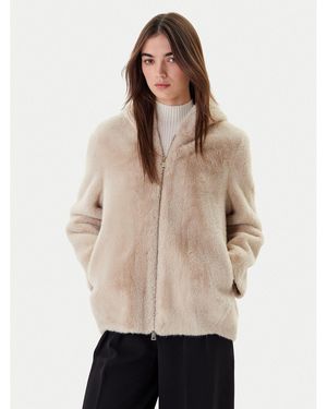 Dixie Pelzmantel V330Y003A Regular Fit - Natur