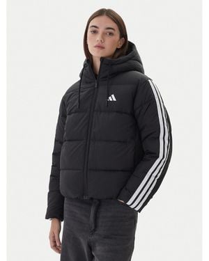 adidas Daunenjacke Essentials Climawarm 3-Stripes Jw3429 Loose Fit - Schwarz