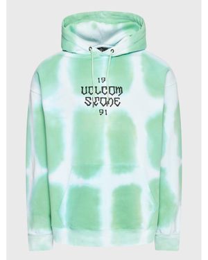 Volcom Sweatshirt Trippin Dye A4112306 Loose Fit - Grün