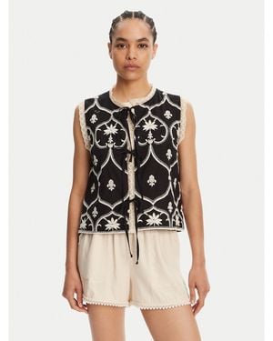 Devotion Twins Bluse Canny 025.040G Regular Fit - Schwarz