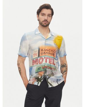 Lindbergh Hemd 30-203735 Relaxed Fit - Weiß