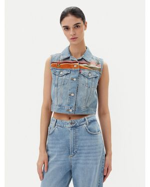Levi's Weste 002A7-0000 Standard Fit - Blau