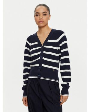 U.S. POLO ASSN. Strickjacke Wup0806 Regular Fit - Blau
