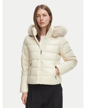 Tommy Hilfiger Daunenjacke Ww0Ww51516 Slim Fit - Natur