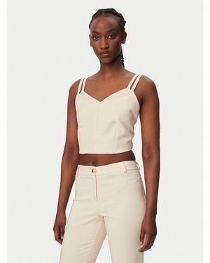 Rinascimento Top Cfc0127891003 Slim Fit - Natur