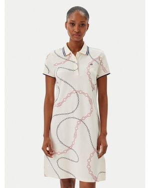 Tommy Hilfiger Kleid Für Den Alltag Ww0Ww45532 Regular Fit - Weiß