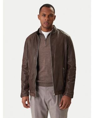 Milestone Lederjacke Oliverio 611099 60770 Regular Fit - Braun