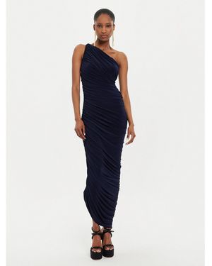 Norma Kamali Coctailkleid Kk2243Pl287951 Slim Fit - Blau