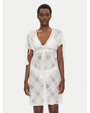 ICONIQUE Strandkleid Ic25-021 Relaxed Fit - Weiß