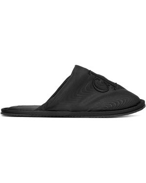 Calvin Klein Hausschuhe Slipper Satin Moire Yw0Yw02053 - Schwarz