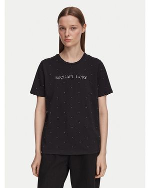 MICHAEL Michael Kors T-Shirt Mt6524Y97J Regular Fit - Schwarz