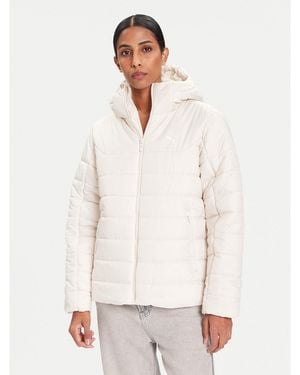 PUMA Winterjacke Ess 685231 87 Écru Regular Fit - Weiß