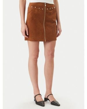 Morgan Rock Aus Kunstleder 261-Jclam Regular Fit - Braun