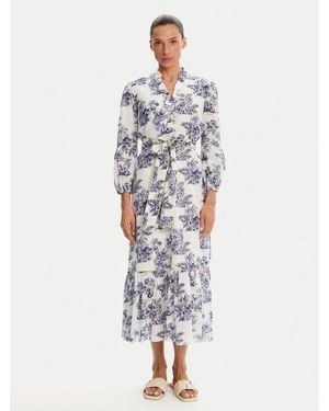 ICONIQUE Sommerkleid Ic25-078 Relaxed Fit - Weiß