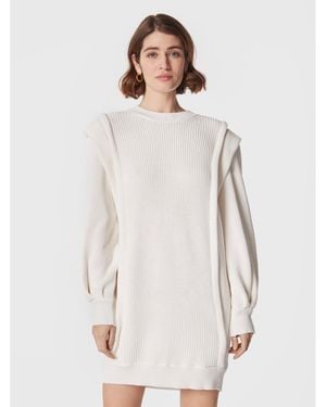 IRO Strickkleid Lorely Ar641 Weiß Relaxed Fit